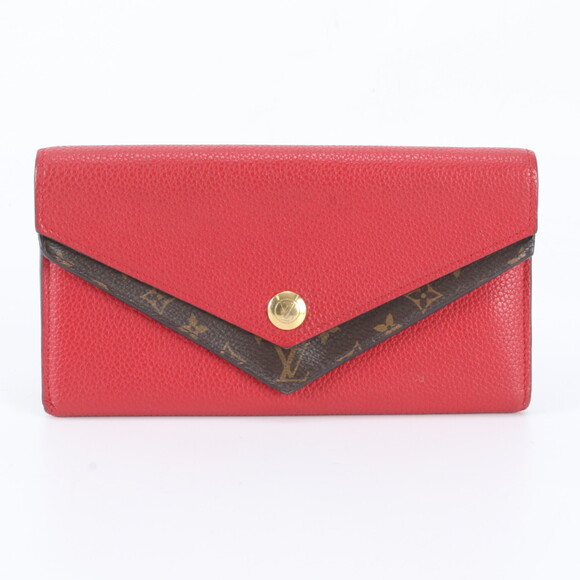 LOUIS VUITTON Accessories - Louis Vuitton Monogram Portefeuille Double V M64317 Leather Long Wallet for W...